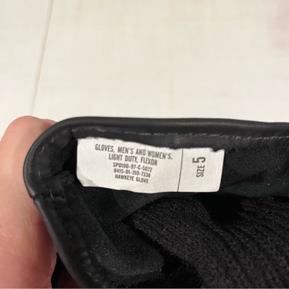 Pair of Leather Flexor Hawkeye Gloves Mens & Womens Size 5 W/ 2 Pairs of Inserts - Picture 4 of 4